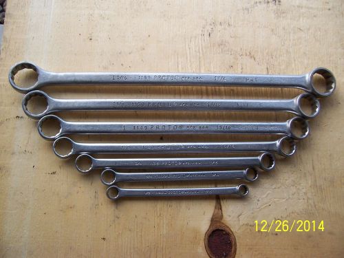 Proto Box End Wrenches - Set of Seven