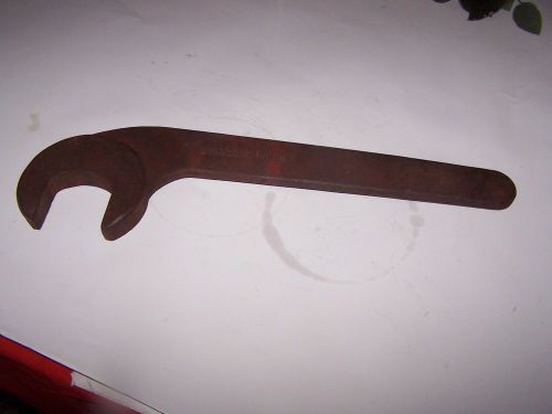 Heavy Antique 2 1/2&#034; Open End Wrench 18&#034; Long Railroad Oil Rig Construction