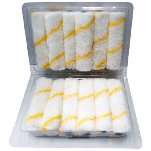 12 Pack Replacement 4&#034; x 1/2&#034; Micro Perlon Paint Roller Covers #RC07746