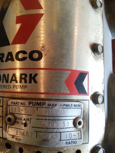 Graco Monark Air Powered Pump