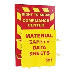 SAS Safety 6000-75 MSDS Compliance Center- Wall Mount