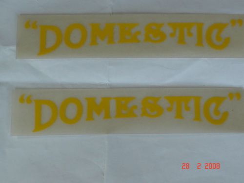 &#034;DOMESTIC&#034;  Decal for Antique gas engine