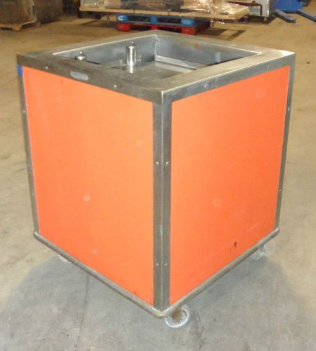 Hd commercial spring loaded tray dispenser/cart/ carrier on casters for sale