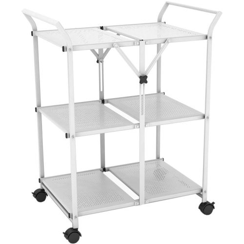 Folding utility cart - white for sale
