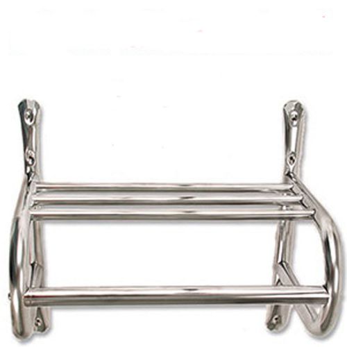 32&#034; Wall Mounted Coat Rack - Chrome - made in USA - New
