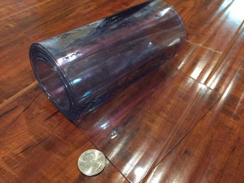 Crystal clear vinyl / plastic strip curtain 6&#034; wide x 100ft. cooler / freezer for sale