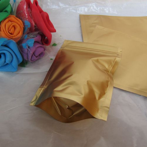 Dark Golden stand up sealed bag 19cmX29cm+4cm 100 in one pack