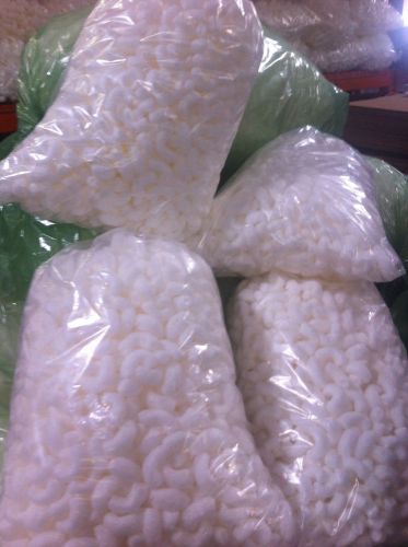 Packing Peanuts-11.25 Gallons-1.5 cubic feet anti-static White/BIODEGRADABLE