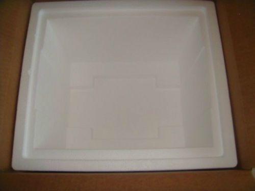 ONE (1) INSULATED STYROFOAM SHIPPING CONTAINER 15&#034;x13&#034;x12&#034; BIG Cooler in Box