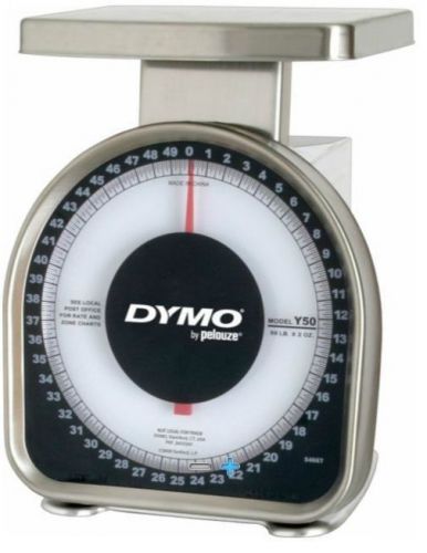 &#034;dymo y50 mechanical scale&#034; - 50 lb capacity (new in box) retail $69.95 for sale