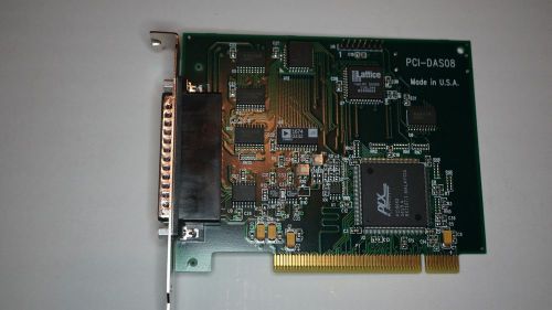 PCI-DAS08 MEASUREMENT COMPUTING BOARD, Used, Tested, no software, no manual