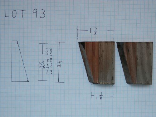 Lot 093 -  Profile / Casement Moulding Knive - Corrugated Shaper Moulder Steel