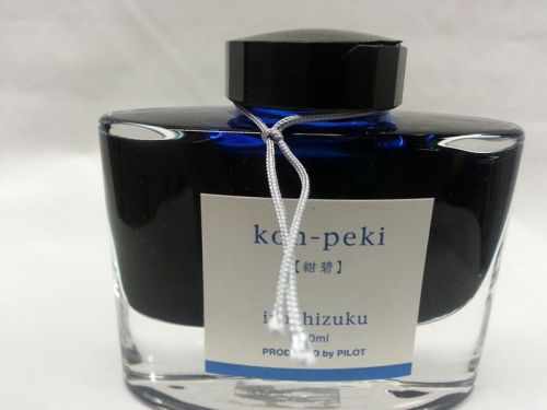 Kon-peki iroshizuku by pilot bottled ink 50ml please read posting before buying for sale