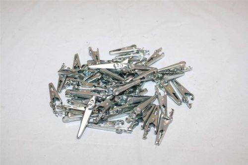 Mueller Lot of 50 #70S Alligator Clips w/ Screw Steel 5-Amp Made in USA
