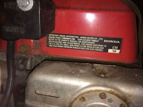 Honda propane floor buffer