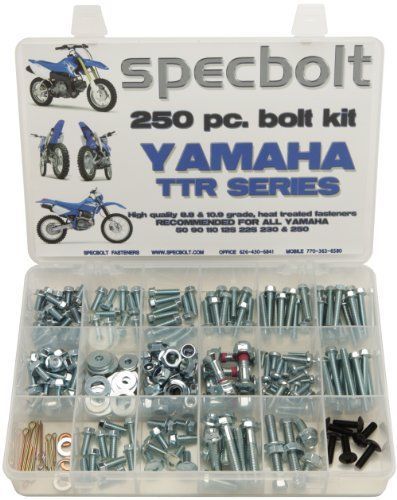 250pc specbolt yamaha ttr bolt kit for maintenance restoration oem spec fastener for sale