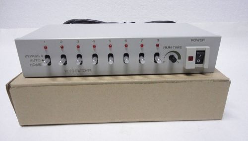 VIDEO SEQUENTIAL SWITCH, 8 CHAN , SWITCHER , MINTRON , ME-038  NEW