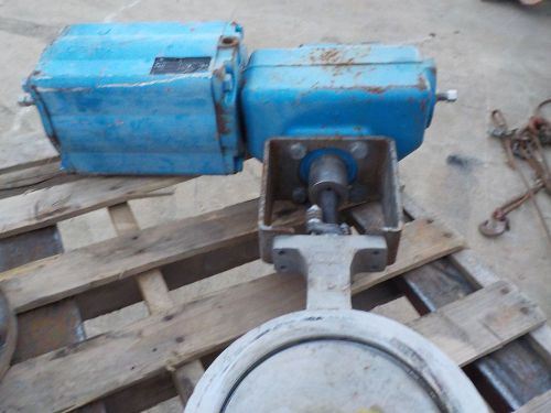 Neles jamesbury stainless 10 in butterfly valve  {used} for sale