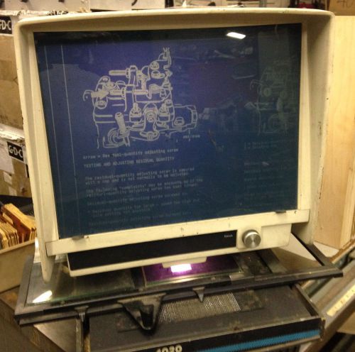 microfiche reader am Bruning 4020 working with Mercedes Volvo Ford BMW manual