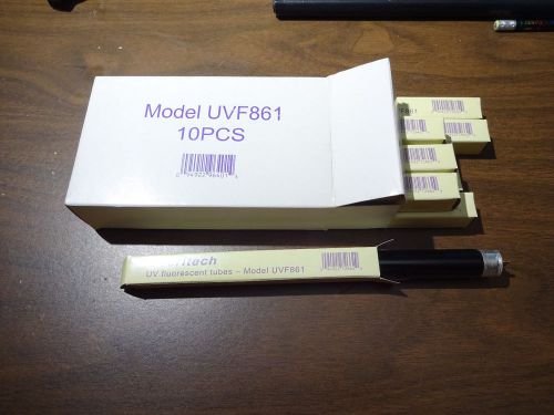 Box of 9 New UV Replacement Bulbs Model-UVF861 - For Counterfeit Detector Lamps