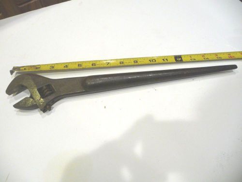 Old Vintage KLEIN 3239 Adjustable Spud Wrench-Construction