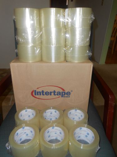 G8186 72mm x 100m Clear 400 Acrylic Tape 24 Rolls/case Intertape Polymer Group