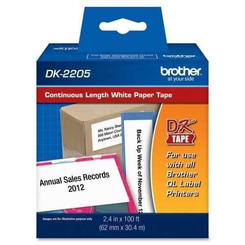 NEW Brother DK2205 Paper Tape