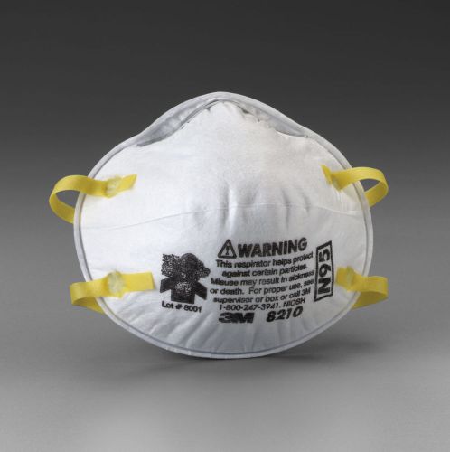 (3 Boxes of 20 Masks) 3M 8210 Particulate Respirator Mask N95