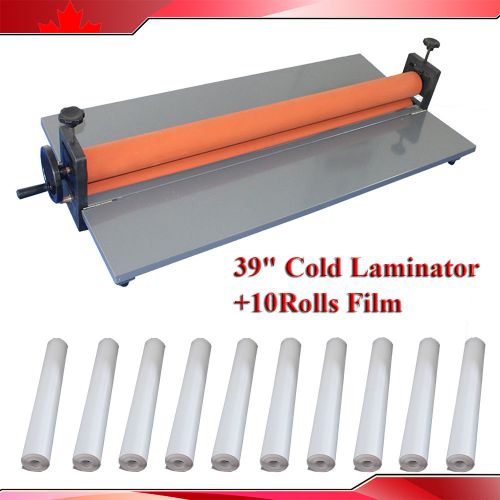 10kindx36&#034;(1yard) 10roll cold laminating vinyl film+39inch cold laminator for sale