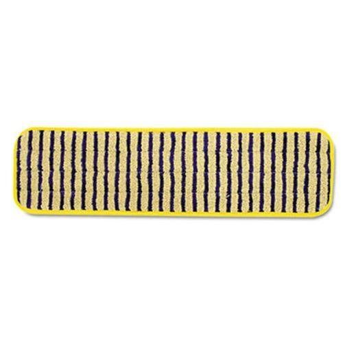 Rubbermaid® Commercial Microfiber Scrubber Pad, Vertical Polyprolene Stripes, 18