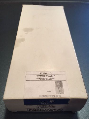 johnson controls p70da-1c high pressure control brand new in box