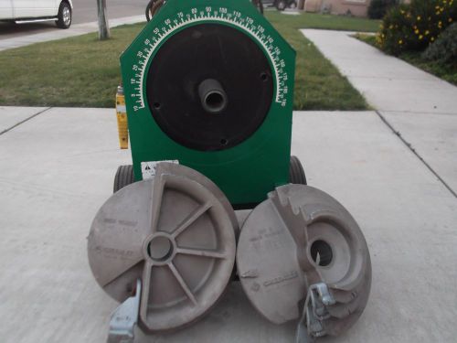 Greenlee 555 Conduit Pipe Bender  with 2 Shoes 2 Rollers 1/2&#034; to 2&#034; IMC EMT XLNT