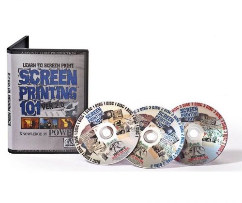 Ryonet learn to screen print screen printing 101 version 2 dvd for sale