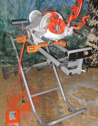 Ridgid 300 pipe threader complete setup w/extras for sale