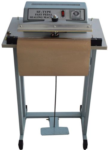 12&#034; 110v foot pedal impulse sealer plastic bag wrap sealing heat seal machine for sale