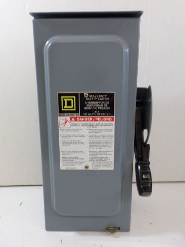 Used Square D H321NRB  30 amp 240 volt fusible 3R safety switch  ser F05
