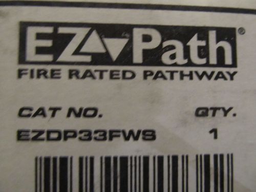 EZ Path Fire Rated Pathway Made by Specified Technologies Inc. Cat No. EZDP33FWS