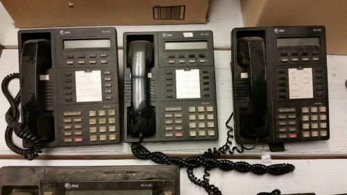 ATT MERLIN MLX 10D TELEPHONE SETS, ONE LOT OF THREE UNITS