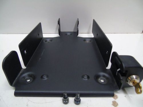Motorola xtl 5000 xtl 2500 high power locking mounting tray w key &amp; post screws for sale