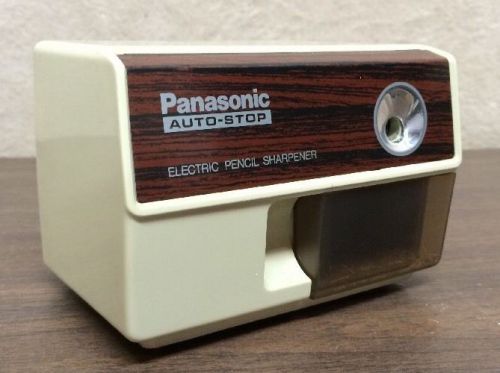 Panasonic Electric Pencil Sharpener KP-110 Clean Tested See Video Demo