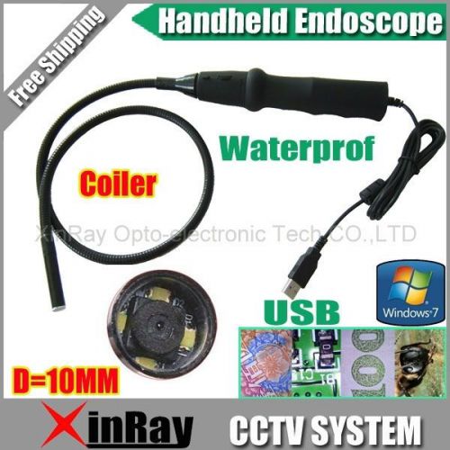 Handheld USB Pipe Inspection Camera Borescope Endoscope Tube Snake Waterproof