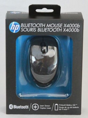 HP X4000B Wireles Bluetooth Laser Mouse Win 7 8 &amp; Mac matte H3T51AA#ABC