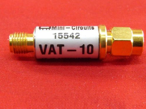 Mini-Circuits 15542 Model VAT-10 10 dB Attenuator 50 Ohm