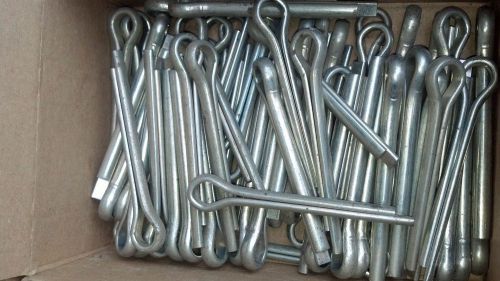 Grade 5 cotter pins 3/8&#034; x 2 1/2&#034; lot of 64 rockford fasteners for sale