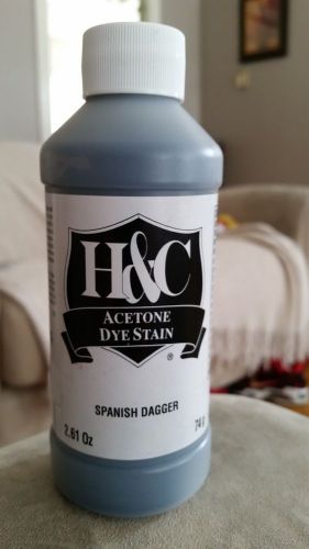 1 Gallon H &amp; C Acetone Dye Stain &#034;Spanish Dagger&#034;