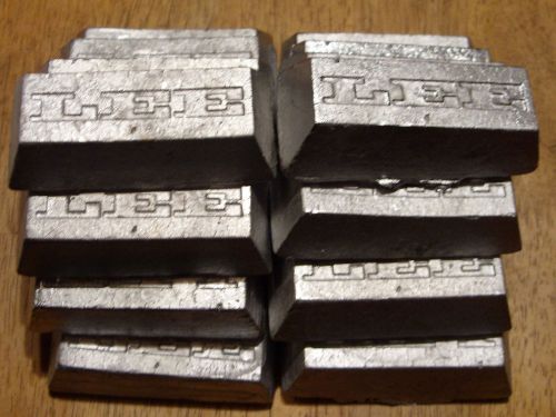 10 lbs Tin Ingots Casting, crafts, sinkers or bullets Made in Michigan