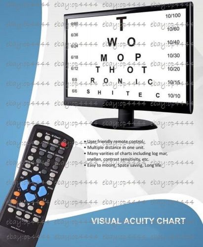 Lcd visual acuity chart , ophthalmic equipment - optometry instruments for sale