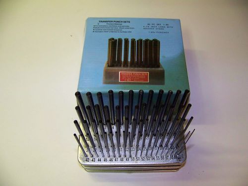 Grizzly Transfer Punch Set &#034;Spotters&#034; #1-60 Set NiB