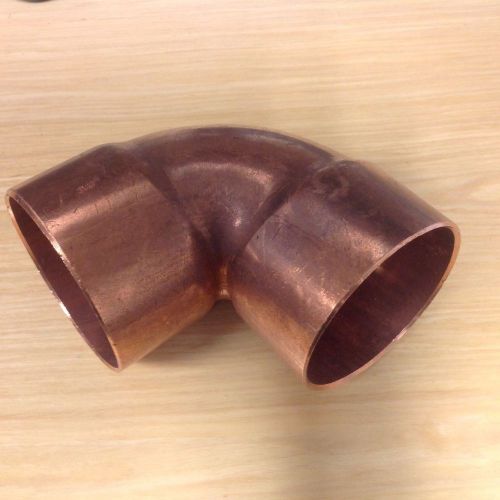 2pc. 4&#034; copper fitting 90 degree sweat elbow cxc wrot elkhart (epc) for sale