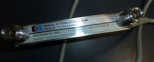 HP Agilent Keysight 8494G Programmable Step Attenuator with cable.